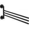 DEANTE Triple Swivel Towel Rack - Wall-Mounted, Chrome, 350 mm Bars
