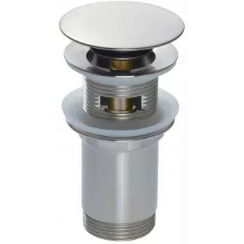 DEANTE Universal Washbasin or Bidet Stopper with Sleeve – Chrome