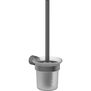 DEANTE Wall-hung Toilet Brush Chrome Silver Frosted Glass