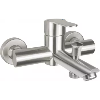 DEANTE Wall-Mounted Bathtub Faucet Chrome Brass Single-Lever