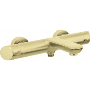 DEANTE Wall-Mounted Bathtub Faucet Matte Black Brass Two-Handle