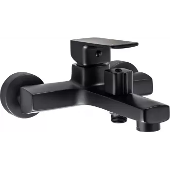 DEANTE Wall-Mounted Bathtub Mixer Matte Black Arnika Nero