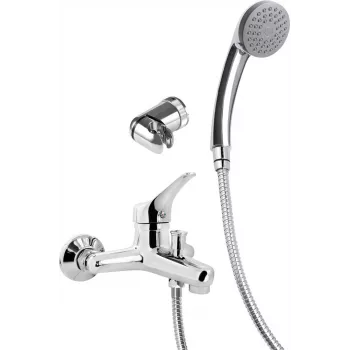 DEANTE Wall-Mounted Bathtub Mixer with Shower Set Chrome