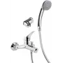 DEANTE Wall-Mounted Bathtub Mixer with Shower Set Chrome
