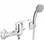 DEANTE Wall-mounted Shower Faucet with Shower Set - Chrome - Arnika Series
