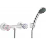 DEANTE Wall-Mounted Shower Faucet with Shower Set - Matte Black