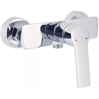 DEANTE Wall-Mounted Shower Mixer Matte Black Arnika Nero