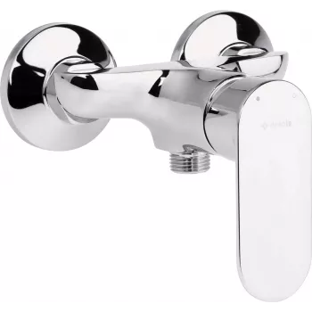 DEANTE Wall-Mounted Shower Mixer with 10 cm Spacing, Single Lever, Chrome