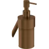 DEANTE Wall Mounted Soap Dispenser - Manual Push Button, 1000 ml, White, Tork S1 Compatible