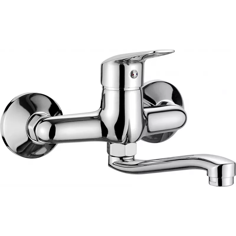 DEANTE Wall-Mounted Washbasin Mixer Matte Black Arnika Nero