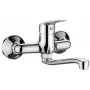 DEANTE Wall-Mounted Washbasin Mixer Matte Black Arnika Nero