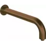 DEANTE Wall Shower Spout - 380 mm, Matte Black, Brass, Single Lever, 150 mm Connection Spacing