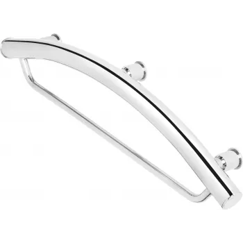 DEANTE Wall Towel Holder 2in1 - Stainless Steel, Polished Chrome, 450 mm