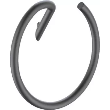 DEANTE Wall Towel Rack - Round - Matte Black