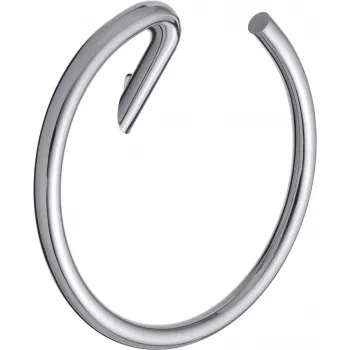 DEANTE Wall Towel Ring - Round, Matte Black, LOFT Series