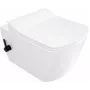 DEANTE CDZ_6WNW WC Bowl with Bidet Function – Rimless CleanOn, Soft-Close Seat, White