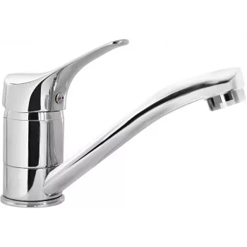 DEANTE Zicco Basin Mixer with Swivel Spout, Chrome, Single Lever, 1-Hole, Deck-Mounted