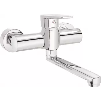 DEANTE Zicco Wall-Mounted Single-Lever Washbasin Mixer Chrome