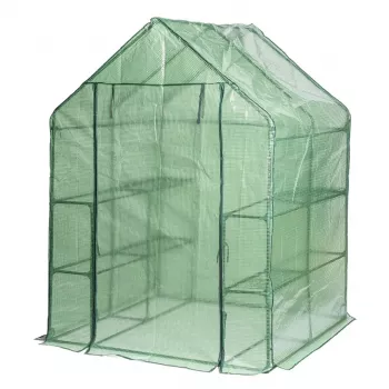 DEDRA Garden Greenhouse 143x143x195 cm PE