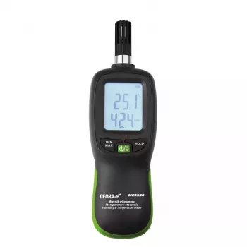 DEDRA MC0956 Sound Level Meter – 30-130 dBA Digital Decibel Meter with A/C Weighting, Backlit LCD, Data Hold, Max/Min, IEC 651 Type 2