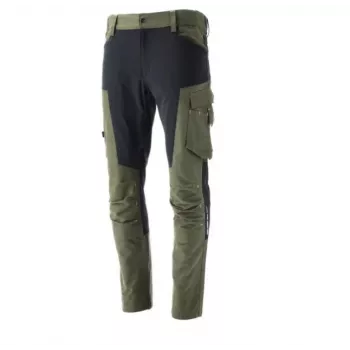 DEDRA TACTICAL Work Trousers Size 54 Black with Grey Accents