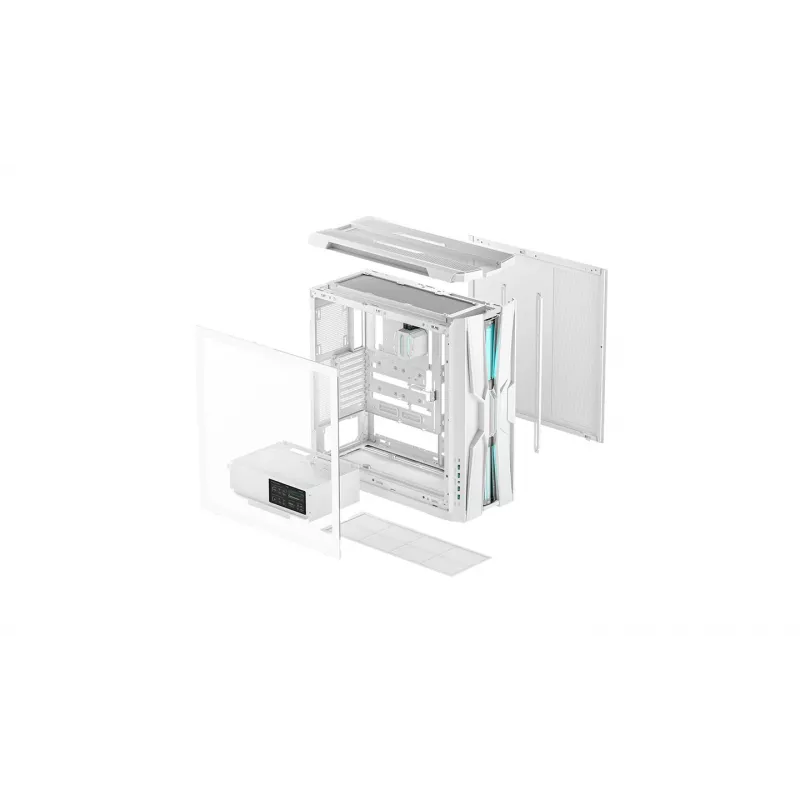 Deepcool GENOME III White Full-Tower Case with Integrated 360mm Liquid Cooling