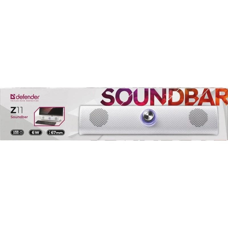 defender SOUNDBAR Z11 6W LED White Soundbar