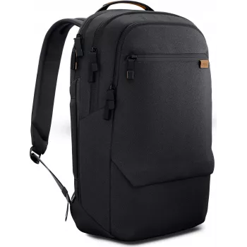 Dell CP7625 16 inch Laptop Backpack, 20L, Black, Recycled Polyester, Water-Resistant, Trolley Strap J3Y19