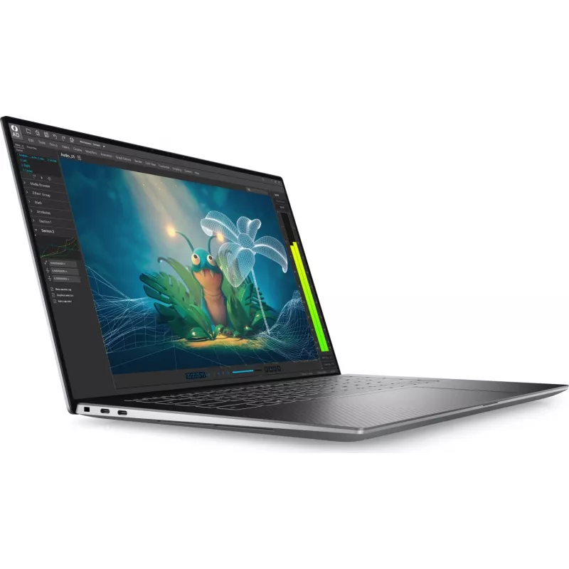 Dell Precision 5570 Mobile Workstation - Intel Core i7-12700H - 32GB DDR5 RAM - 1TB NVMe SSD - 16.0 inch WUXGA 1920x1200 Anti-Glare 500 nits - NVIDIA RTX A1000 4GB - Windows 11 Pro - Silver