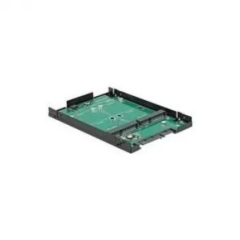 Delock 2.5 inch SATA 22 Pin to 2 x mSATA RAID Converter Enclosure 62594