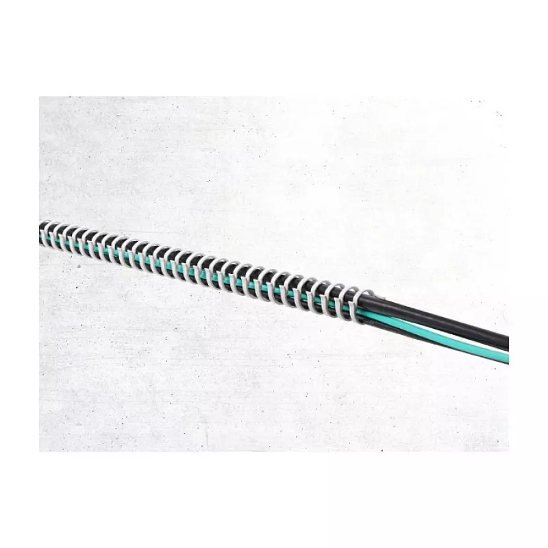 Delock 22072 Flexible Cable Duct, Self-Adhesive & Screwable, 25 x 26 mm, 50 cm, Grey