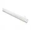 Delock 22072 Flexible Cable Duct, Self-Adhesive & Screwable, 25 x 26 mm, 50 cm, Grey