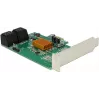 DeLOCK 4 Port SATA 6Gb/s PCIe 2.0 x1 Controller Card with Marvell 88SE9215