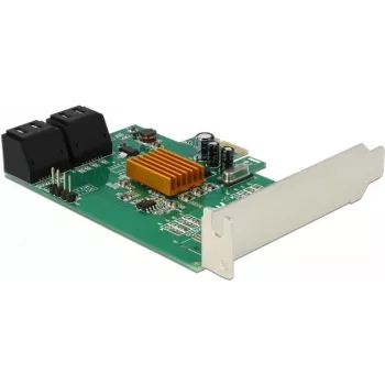 DeLOCK 4 Port SATA 6Gb/s PCIe 2.0 x1 Controller Card with Marvell 88SE9215