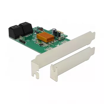 DeLOCK 4 Port SATA 6Gb/s PCIe 2.0 x1 Controller Card with Marvell 88SE9215