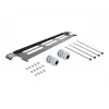 Delock 43350 19 inch 2U Rack Mount Fiber Optic Splice Box, 96 Fibers, LC Duplex, Black