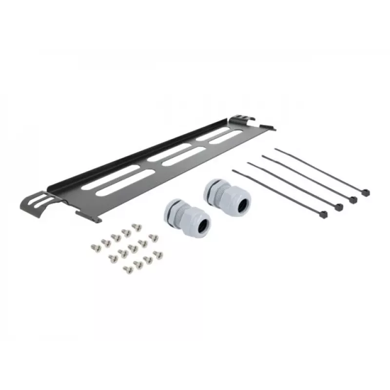 Delock 43350 19 inch 2U Rack Mount Fiber Optic Splice Box, 96 Fibers, LC Duplex, Black