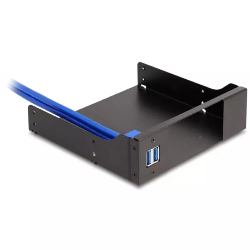 Delock 5.25 inch Metal Mounting Frame for Slim Bay Mobile Rack with USB 5 Gbps (18006)