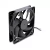 Delock Axial Fan 48 V DC 120 x 120 x 25 mm 2-Pin Connector Black