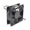Delock Axial Fan 48 V DC, 120 x 120 x 38 mm with 2-Pin Fan Connector, Black