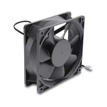 Delock Axial Fan 48 V DC, 120 x 120 x 38 mm with 2-Pin Fan Connector, Black