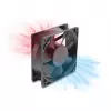 Delock Axial Fan 48 V DC, 120 x 120 x 38 mm with 2-Pin Fan Connector, Black
