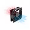 Delock Axial Fan 48 V DC, 80 x 80 x 25 mm, 2-Pin Connector, Black