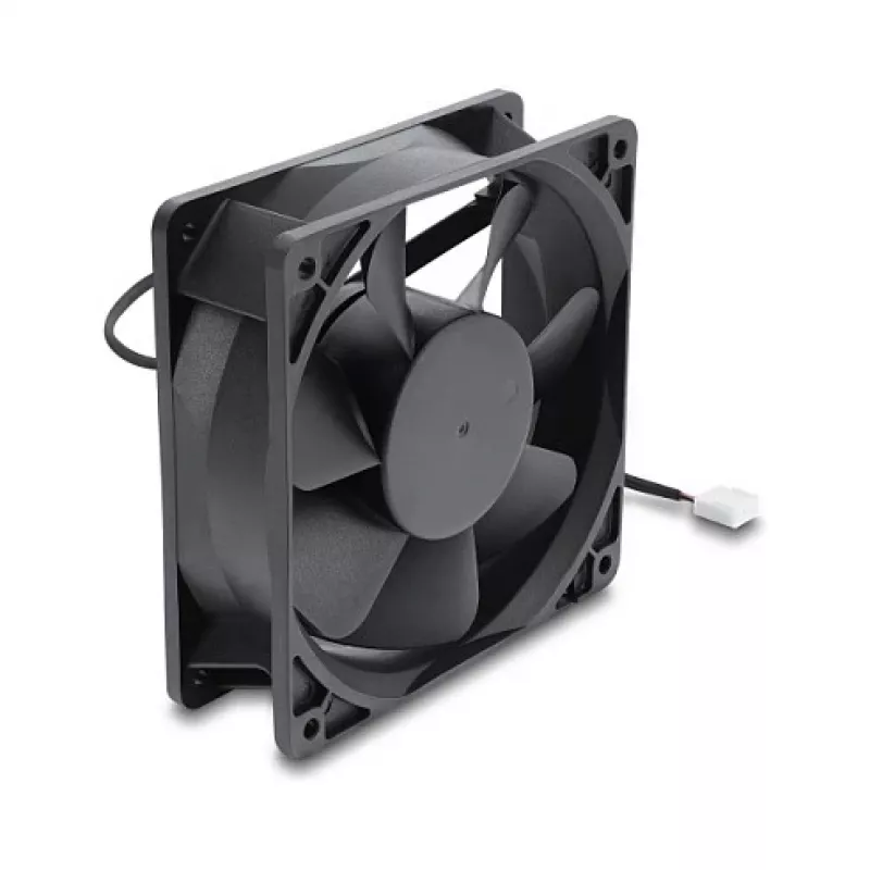 Delock Axial Fan 48V DC, 120x120x38mm, 4-Pin PWM, Ball Bearing, 3000 RPM, 170 m³/h, Black