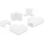 Delock Cable Duct Connector for 40 x 19 mm Cable Ducts, 5-Piece Set, White 22094