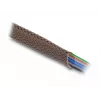Delock Cable Management Sleeve, 12 mm, Braided, Rodent Resistant, Stretchable, 5 m, Brown