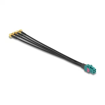 Delock Cable Mini FAKRA Z Female Quad to 4 x SMA Male 0.2 m RG-174 90283