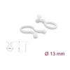 Delock Cable Spiral Wrap 13 mm Transparent, 10 m, 100 Pieces