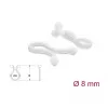 Delock Cable Spiral Wrap 8 mm Transparent, 100 Pieces
