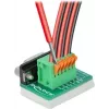 Delock D-Sub 9 Female to 6-Pin Terminal Block Adapter with Thumbscrews and Push Button 66556